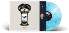 the album cover for Besvärjelsen - Atlas (Blue & Curacao Marbled) (Blue) [Colored Vinyl] [Limited Edition]