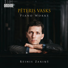the album cover for Vasks / Zarins - Piano Works