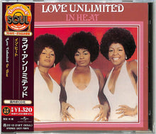 the album cover for Love Unlimited - In Heat