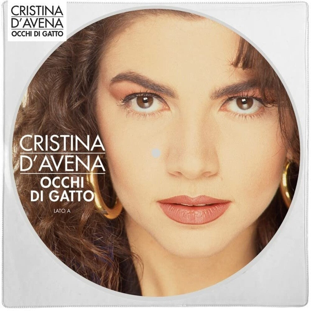 the album cover for Cristina D'Avena - Occhi Di Gatto / Occhi Di Gatto - Picture Disc
