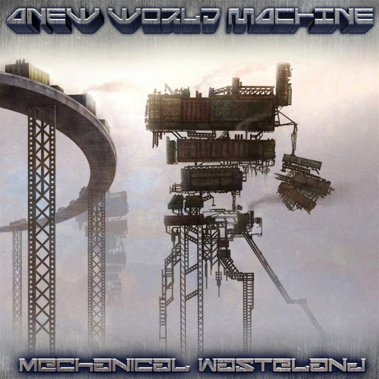 the album cover for Anew World Machine - Mechanical Wasteland