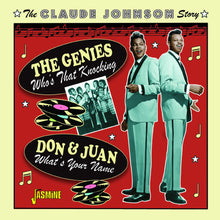 the album cover for Genies / Don & Juan - Who's That Knocking / What's Your Name (Uk)