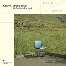 the album cover for Kaitlyn Aurelia Smith &amp; Emile Mosseri - I Could Be Your Dog / I Could Be Your Moon [Transparent Blue LP]