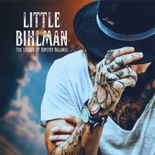 the album cover for Little Bihlman - Legend Of Hipster Billings - White [Colored Vinyl] [Limited Edition]