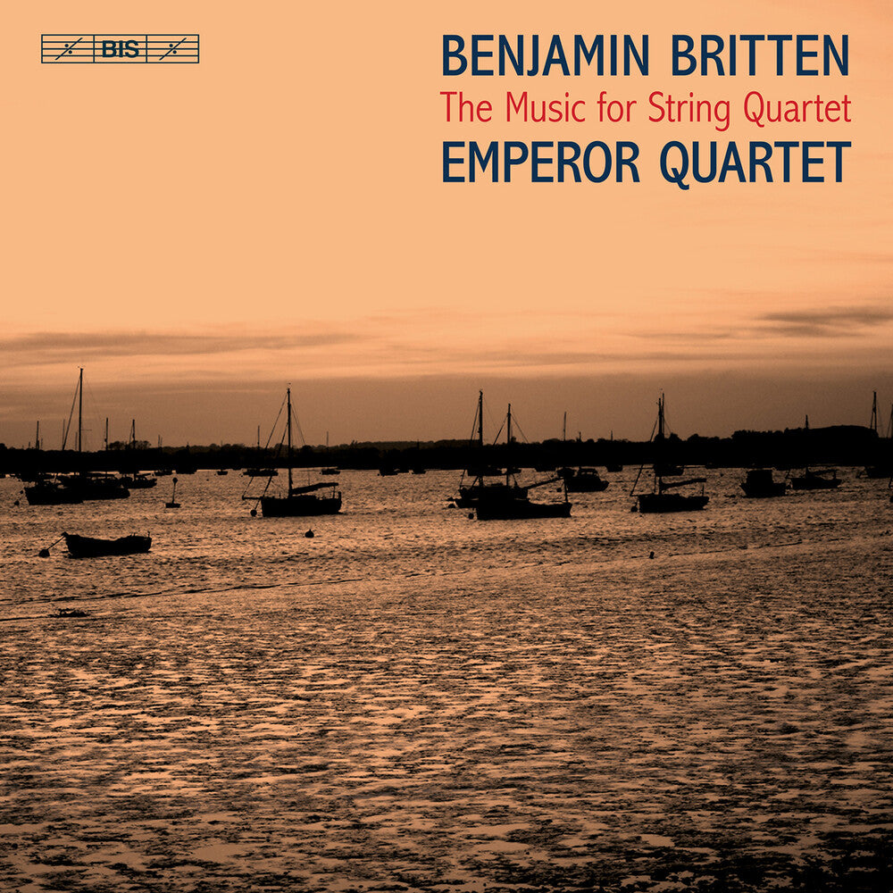 the album cover for Britten / Emperor Quartet - Music For String Quartet (Hybr) (3pk)