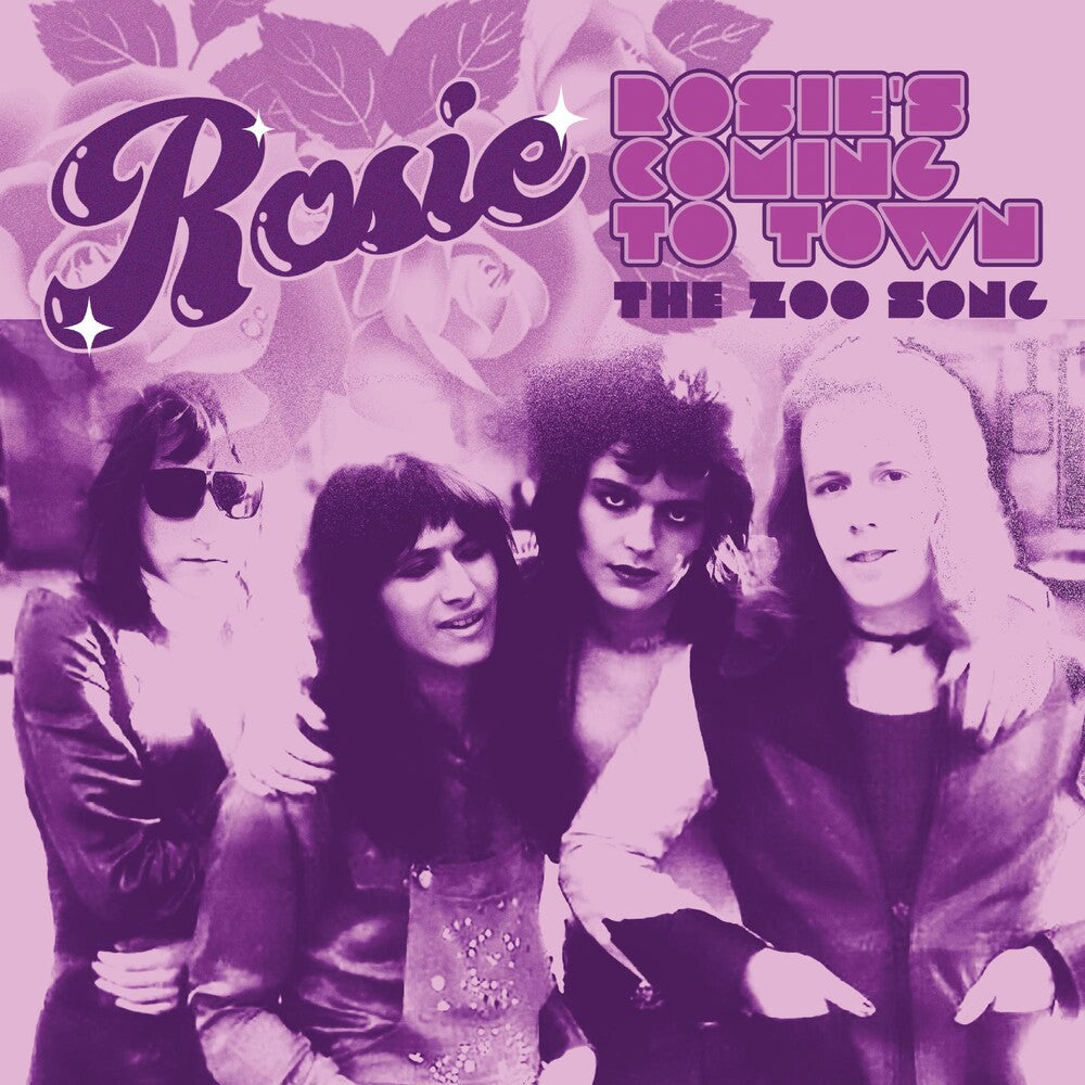 the album cover for Rosie - Rosie's Coming To Town / Zoo Song