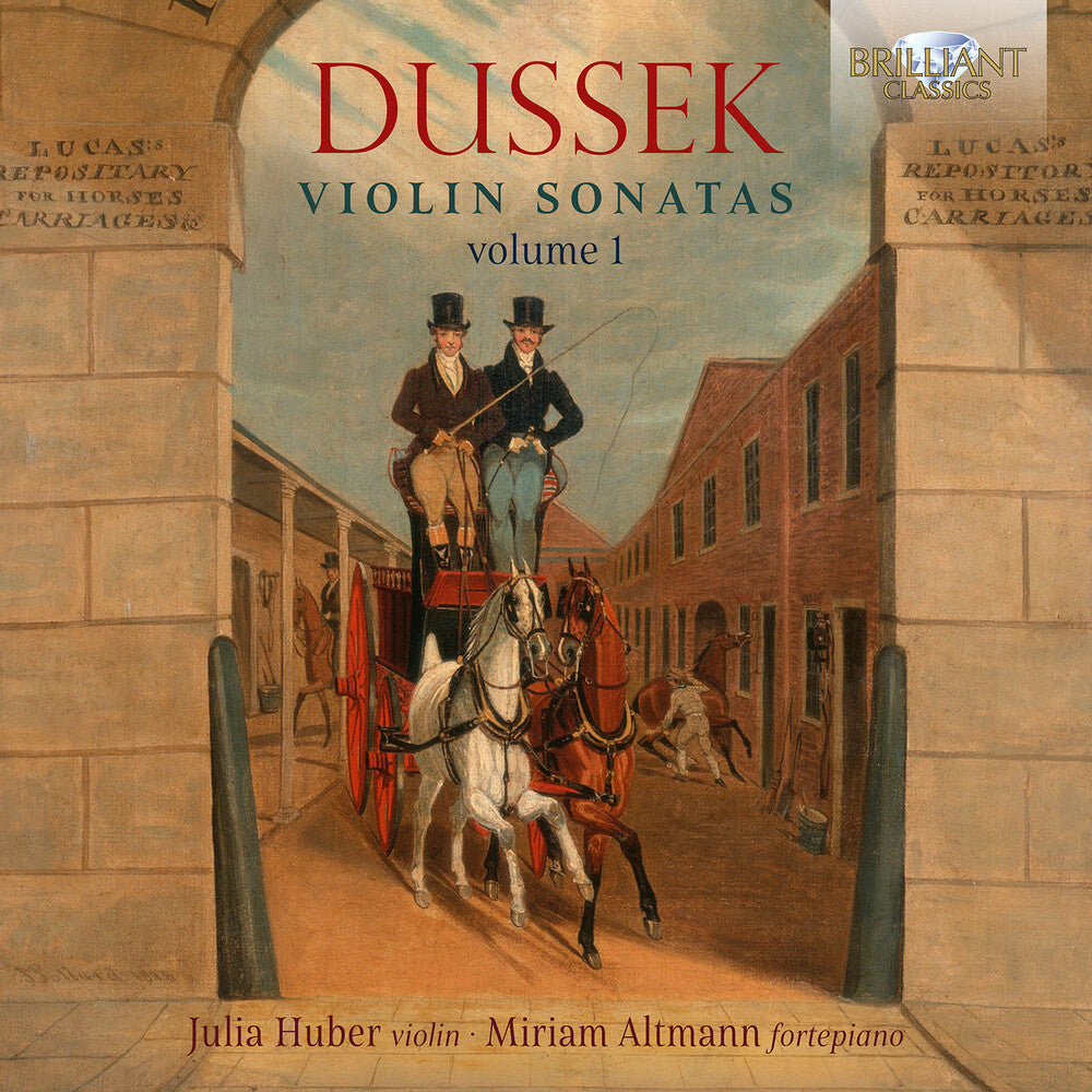 the album cover for Dussek / Huber-Warzecha / Altmann-Rose - 25 Violin Sonatas 1
