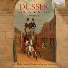the album cover for Dussek / Huber-Warzecha / Altmann-Rose - 25 Violin Sonatas 1