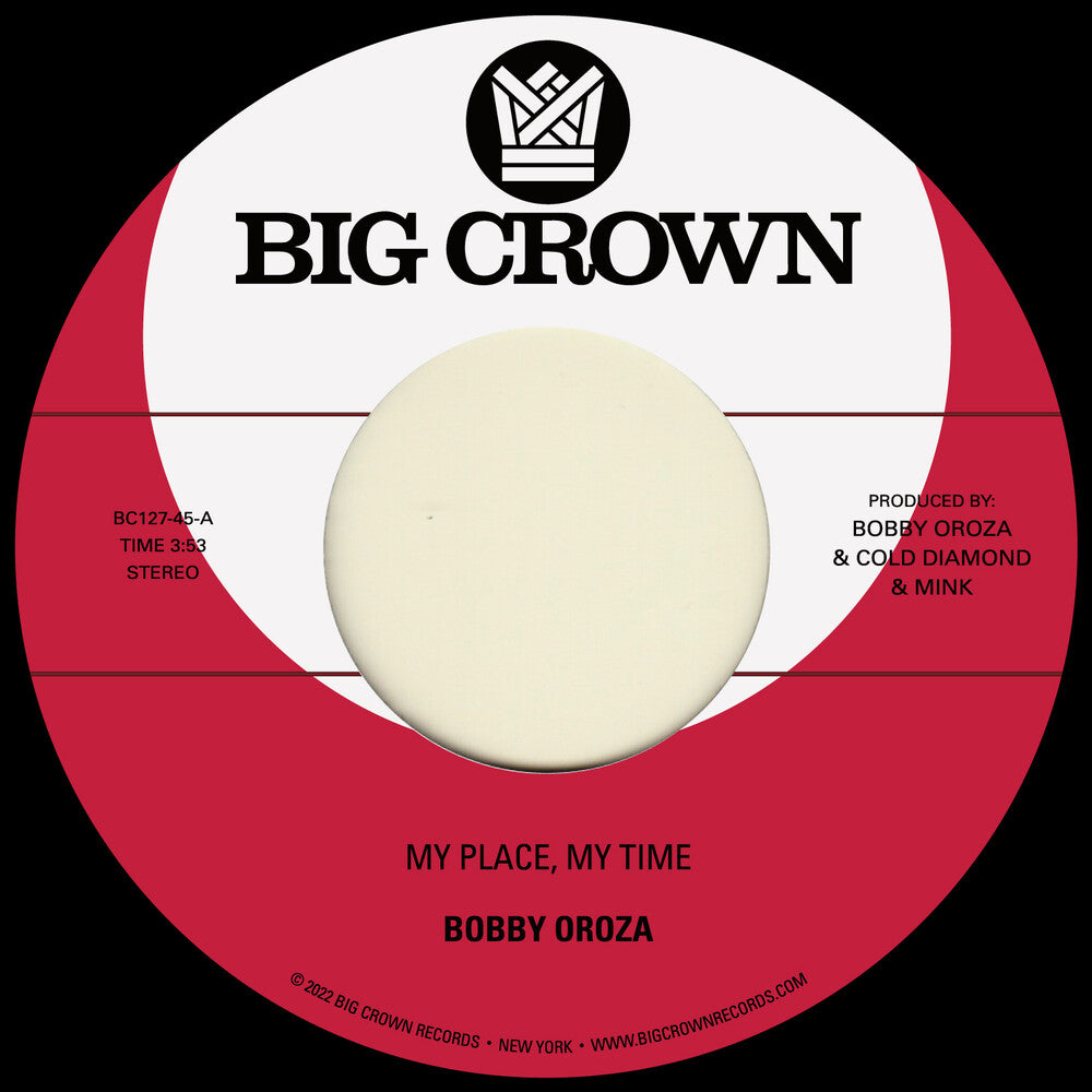 the album cover for Bobby Oroza - My Place My Time / Through These Tears