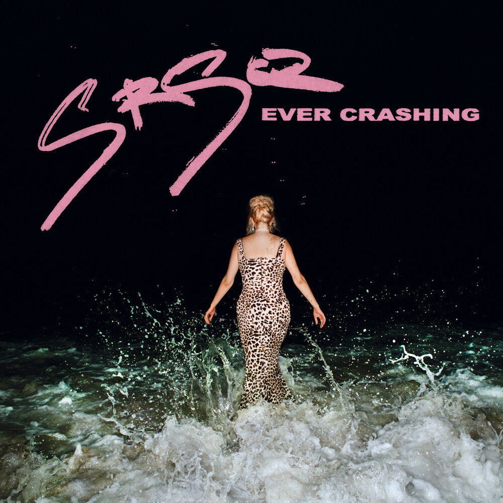 the album cover for SRSQ - Ever Crashing - Coke Bottle Clear [Colored Vinyl] [Clear Vinyl]