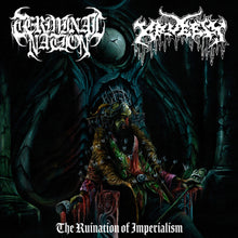 the album cover for Terminal Nation / Kruelty - Ruination Of Imperialism