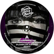 the album cover for Purple Disco Machine - Hands To The Sky Floorplan Remix
