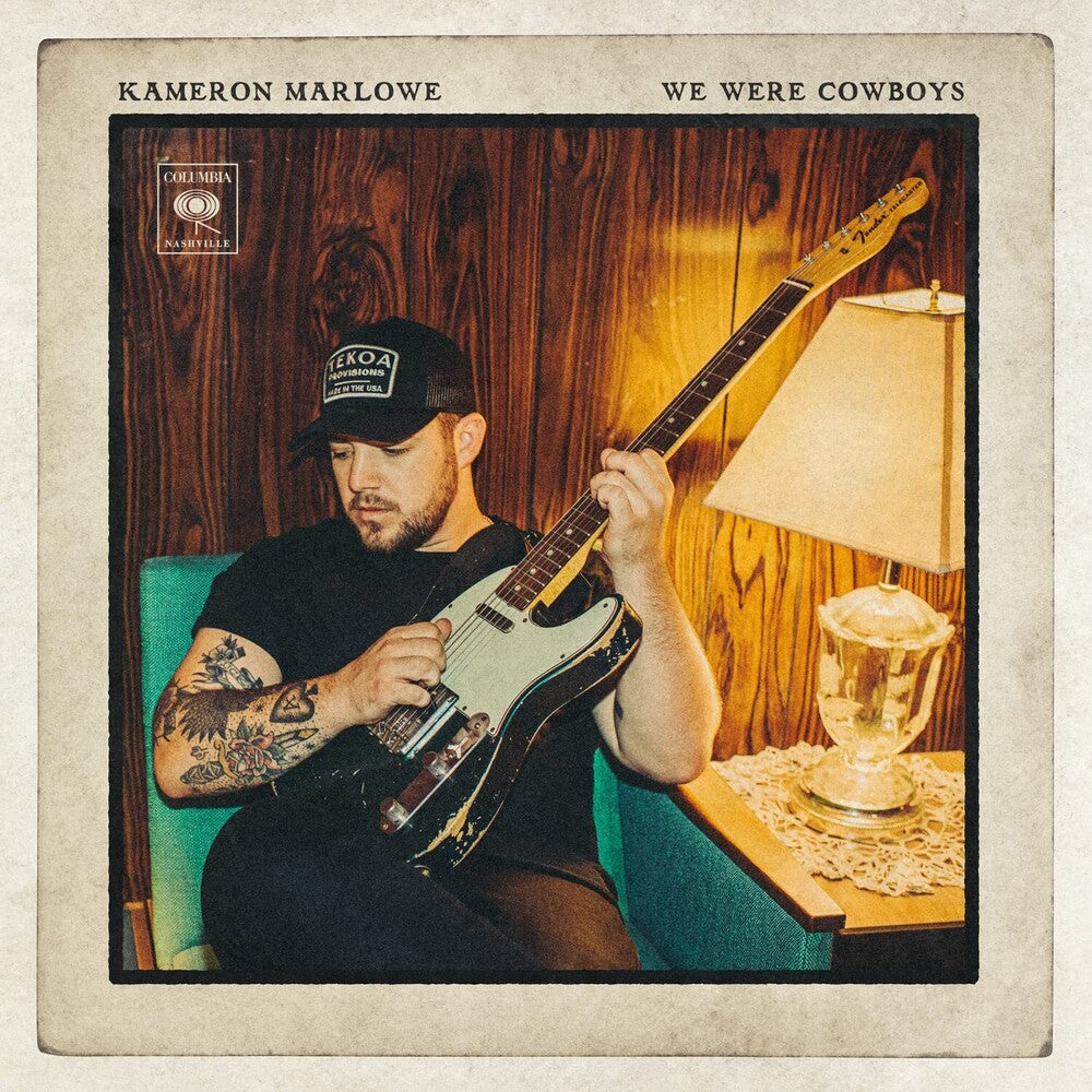 the album cover for Kameron Marlowe - We Were Cowboys