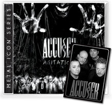 the album cover for Accuser - Agitation