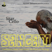 the album cover for Livingstone / Jacobson - Sangam