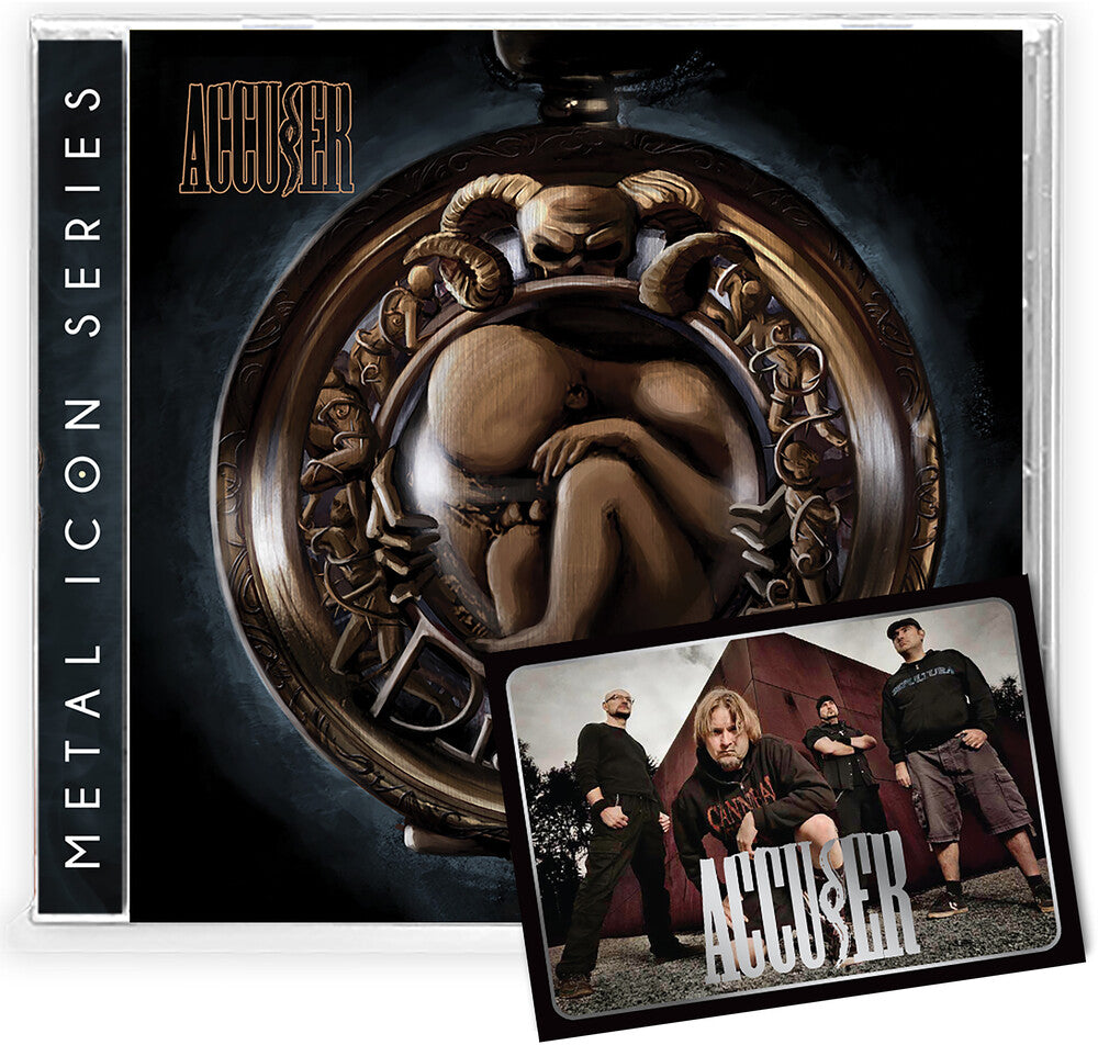 the album cover for Accuser - Diabolic