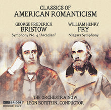the album cover for Orchestra Now - Classics Of American Romantici