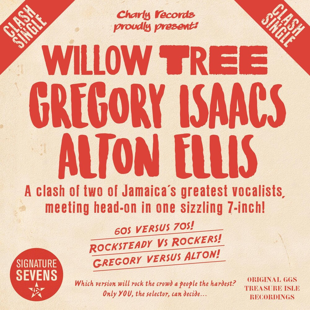 the album cover for Gregory Isaacs  / Ellis,Alton - Willow Tree