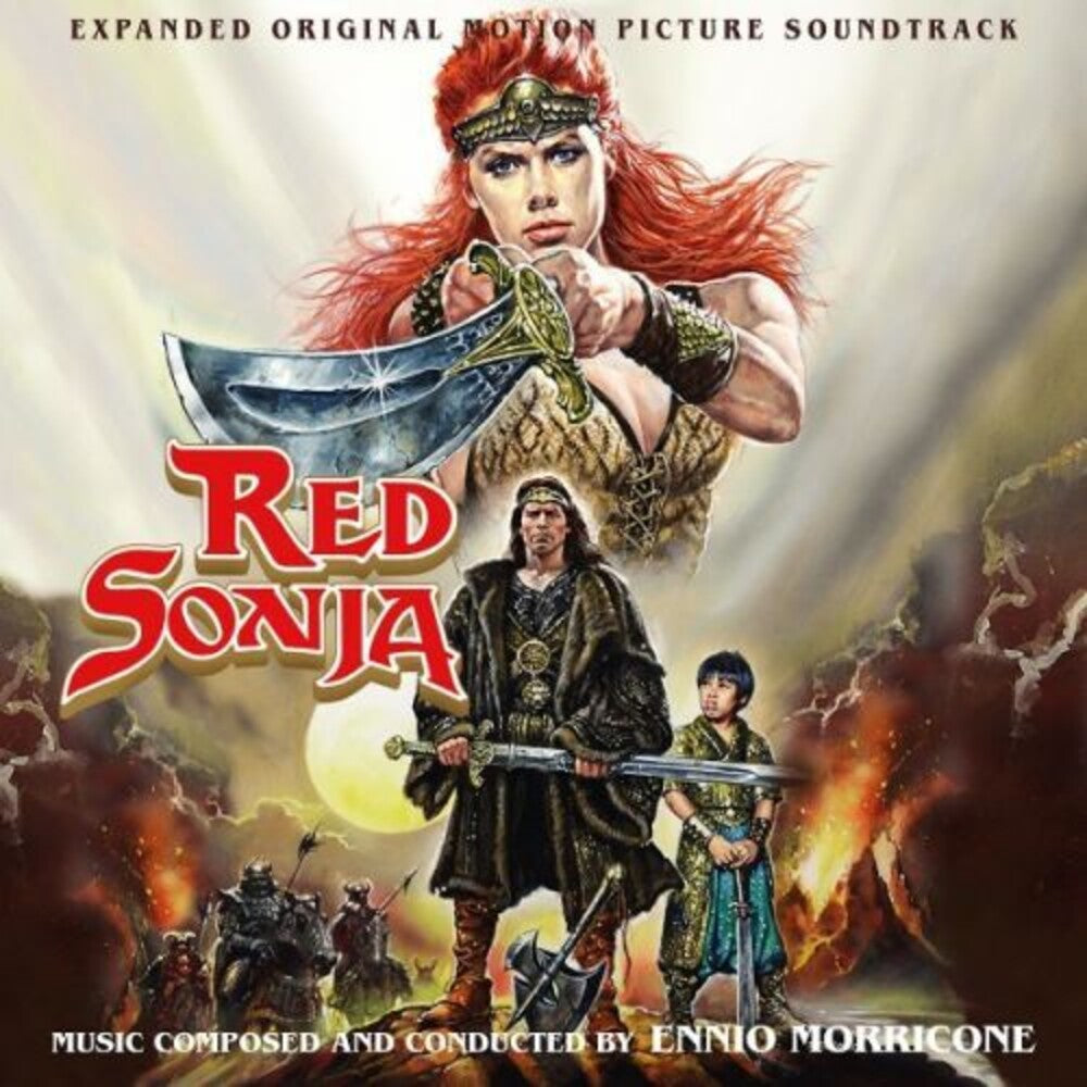 the album cover for Ennio Morricone  (Exp) (Ita) - Red Sonja / O.S.T. (Exp) (Ita)