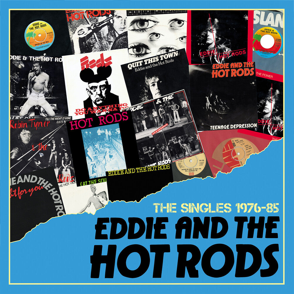 the album cover for Eddie & The Hot Rods - Singles 1976-1985 (Exp) (Uk)