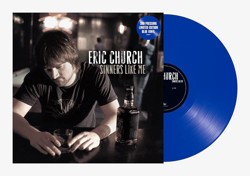 Eric Church - Sinners Like Me [Limited Edition Blue LP] Vinyl Record
