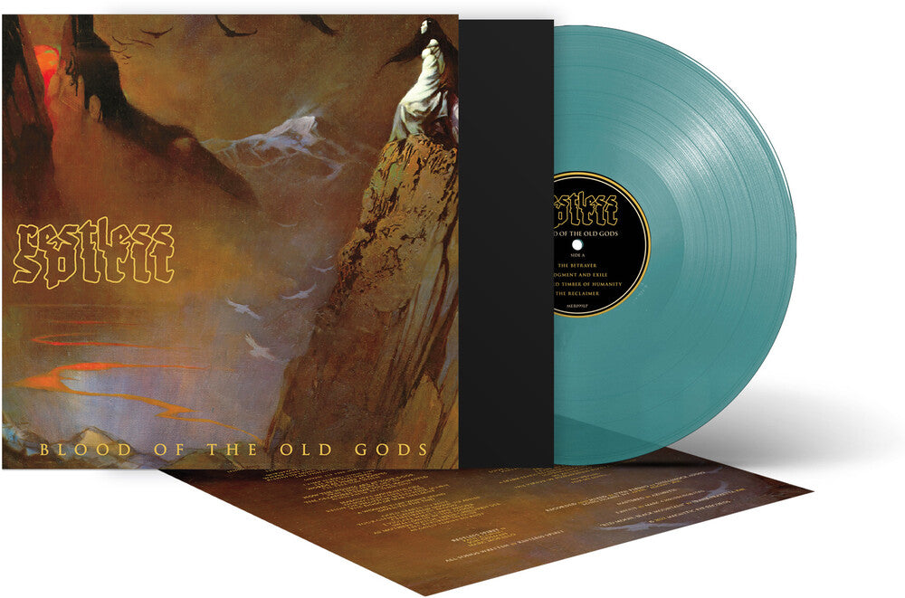 the album cover for Restless Spirit - Blood Of The Old Gods - Ice Blue (Blue) [Colored Vinyl]