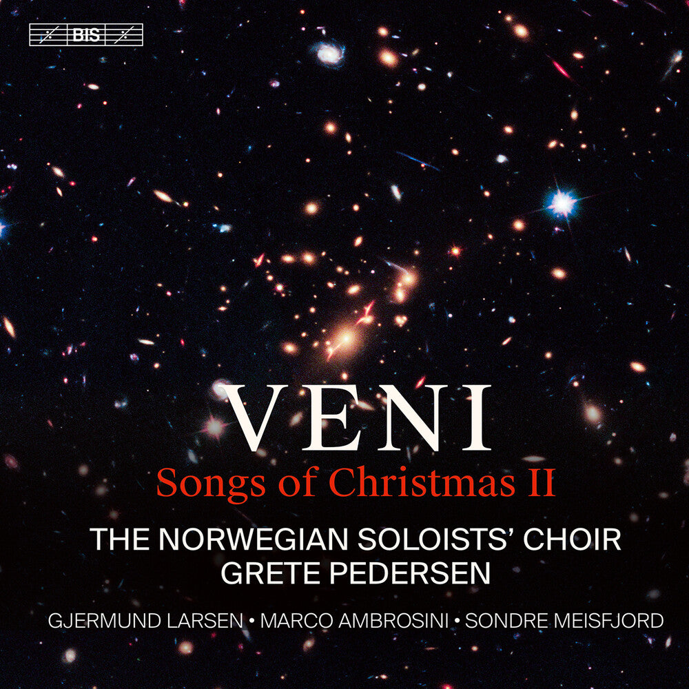 the album cover for Sebastian / Larsen / Utnem - Veni - Songs Of Christmas 2