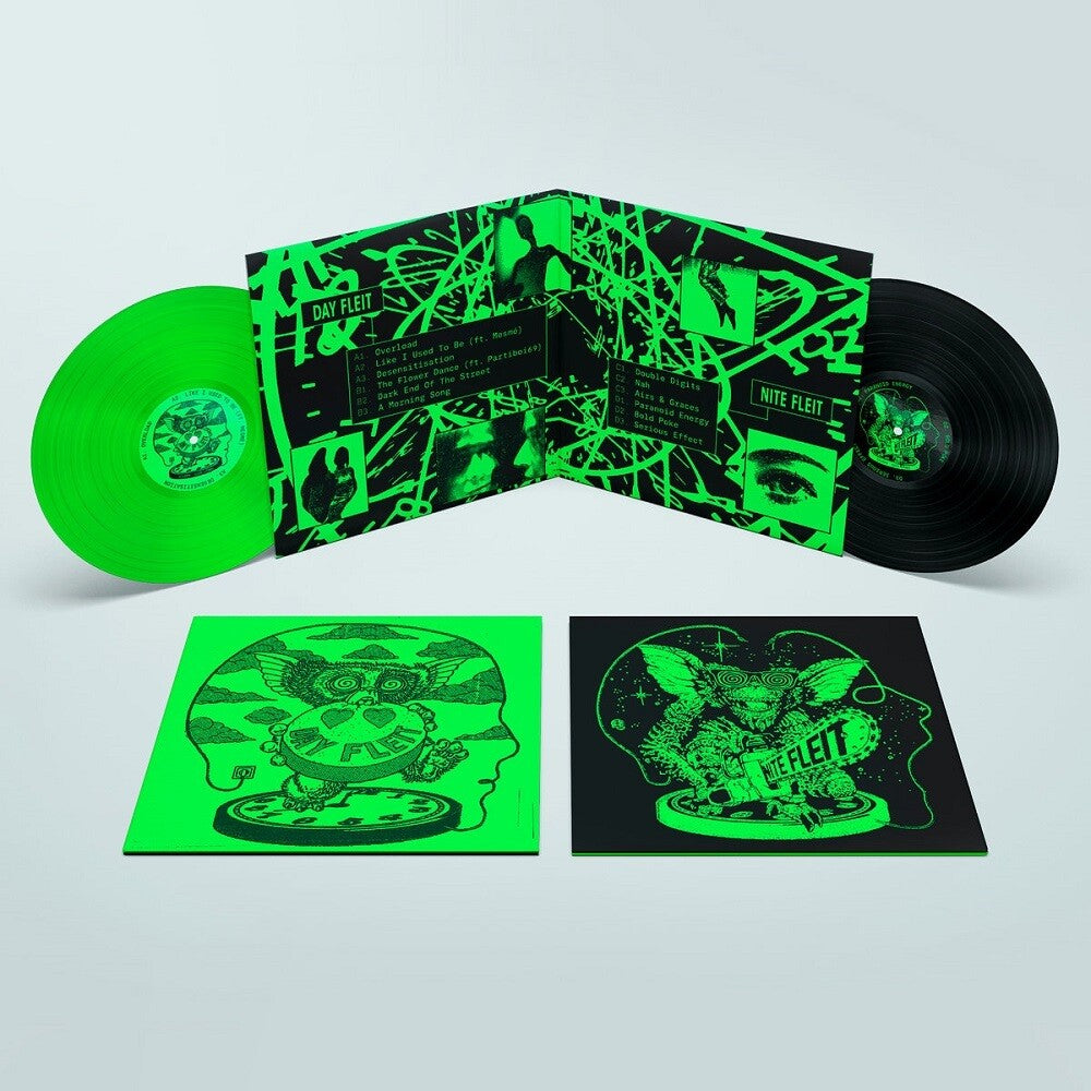 the album cover for Nite Fleit - Day Fleit / Night Fleit (Blk) [Colored Vinyl] (Gate) (Grn)