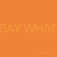 the album cover for Say What - Say What
