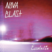 the album cover for Nova Blast - Eccolalia - Blue & Pink Vinyl