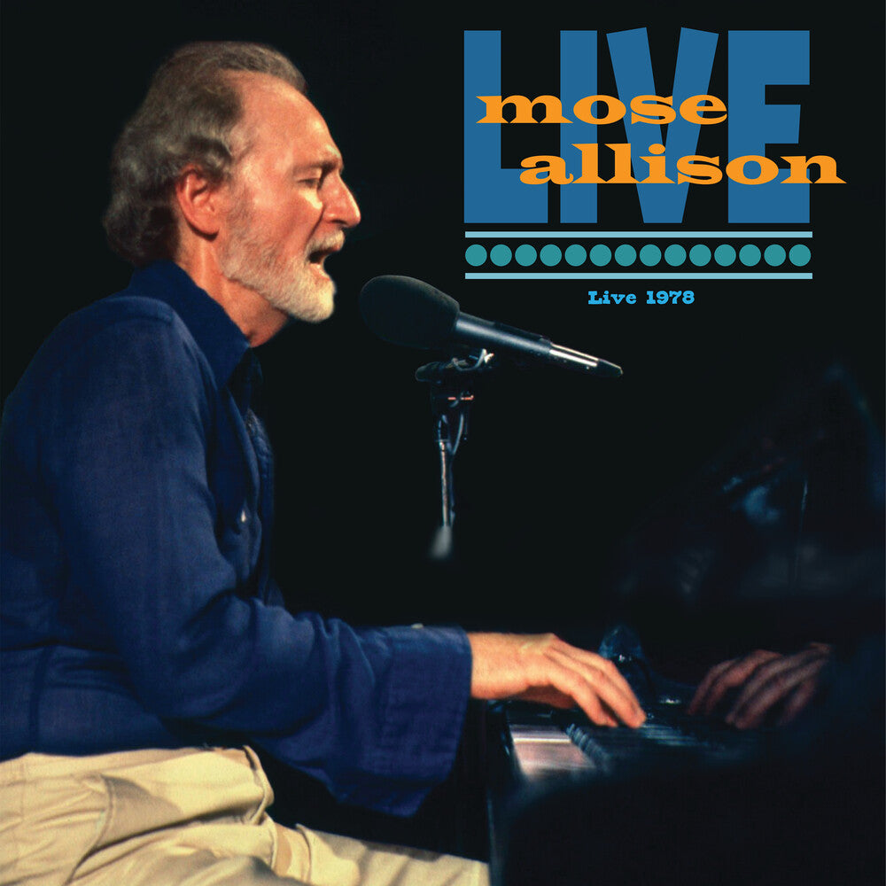 the album cover for Mose Allison - Live 1978 [RSD Black Friday 2022]