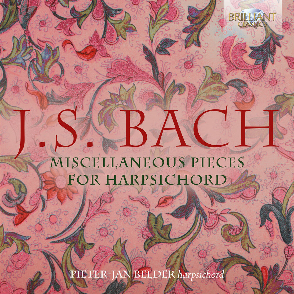 J Bach .S. / Belder,Pieter-Jan - Miscellaneous Pieces For Harpsichord [CD]
