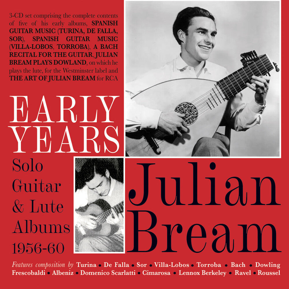 JULIAN BREAM - Early Years: Solo Guitar & Lute Albums 1956-60 [CD]