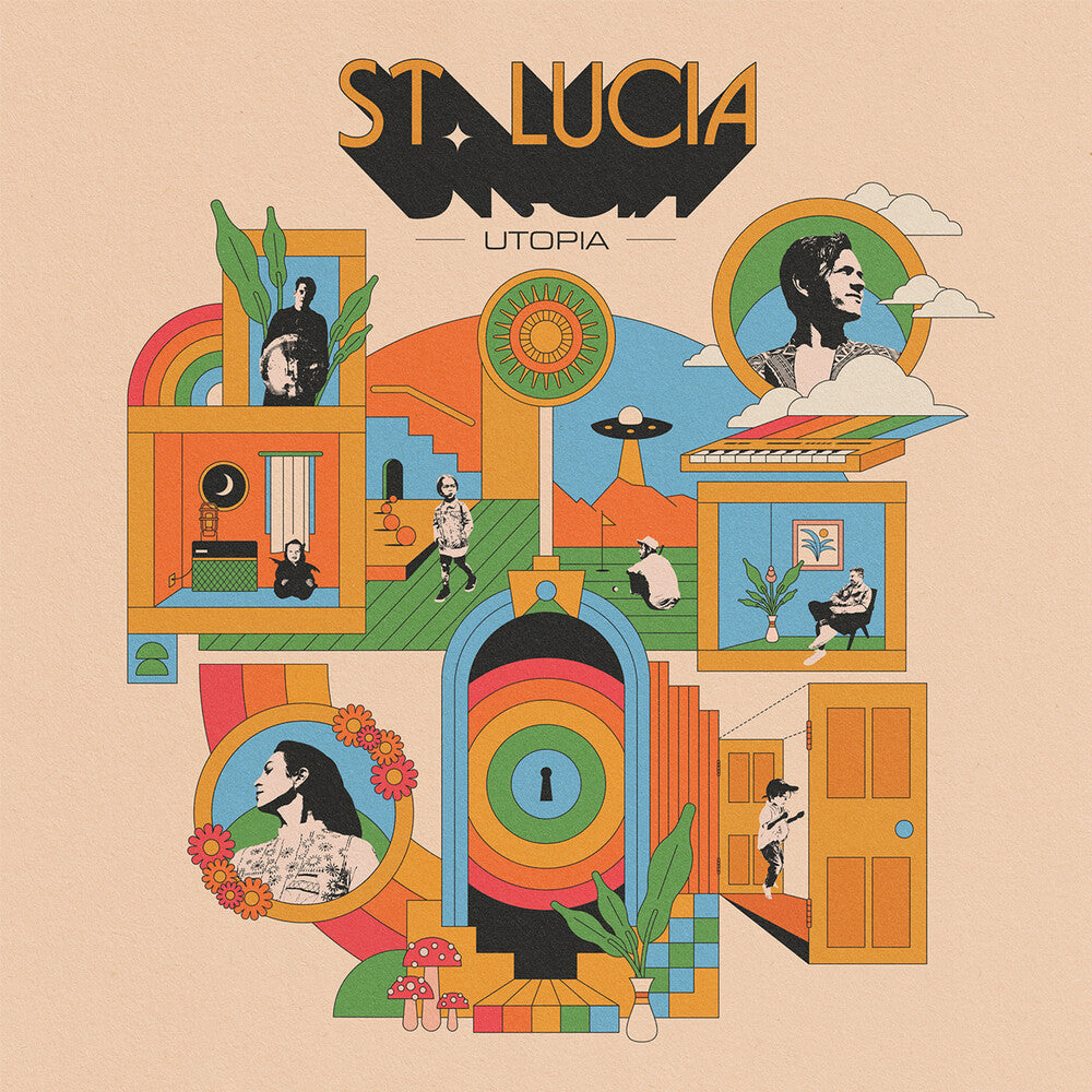 the album cover for St. Lucia - Utopia