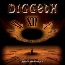 the album cover for Diggeth - Zero Hour In Doomtown - Metallic Copper [Colored Vinyl]