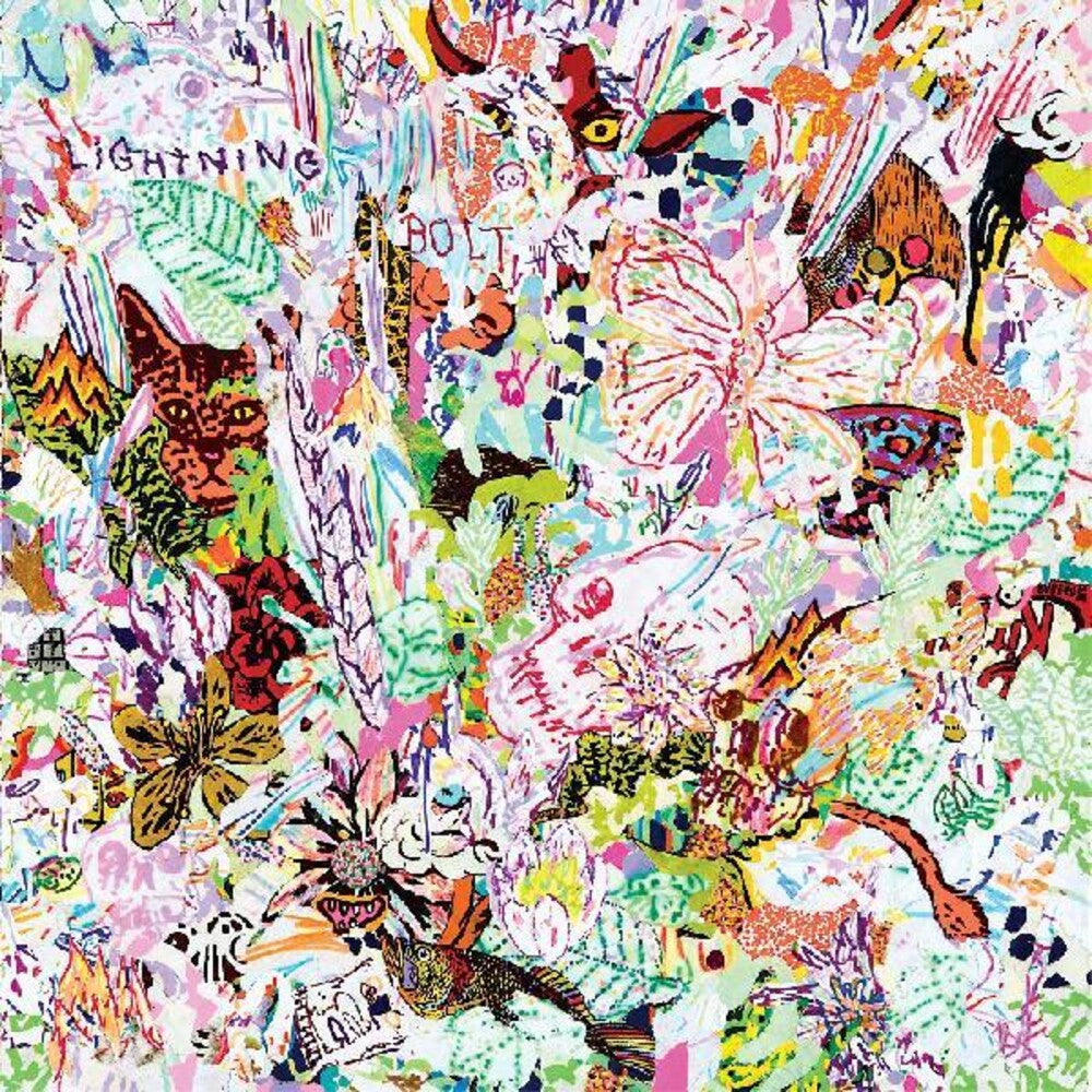 the album cover for Lightning Bolt - Earthly Delights