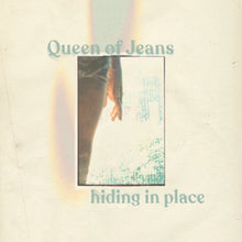 the album cover for Queen of Jeans - Hiding In Place - Peach [Colored Vinyl] (Ep) (Pech)