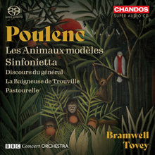 the album cover for Poulenc / Bbc Concert Orchestra - Les Animaux Modeles Sinfonietta