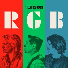 the album cover for Hanson - RED GREEN BLUE