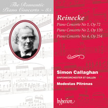the album cover for Simon Callaghan - The Romantic Piano Concerto Vol.85
