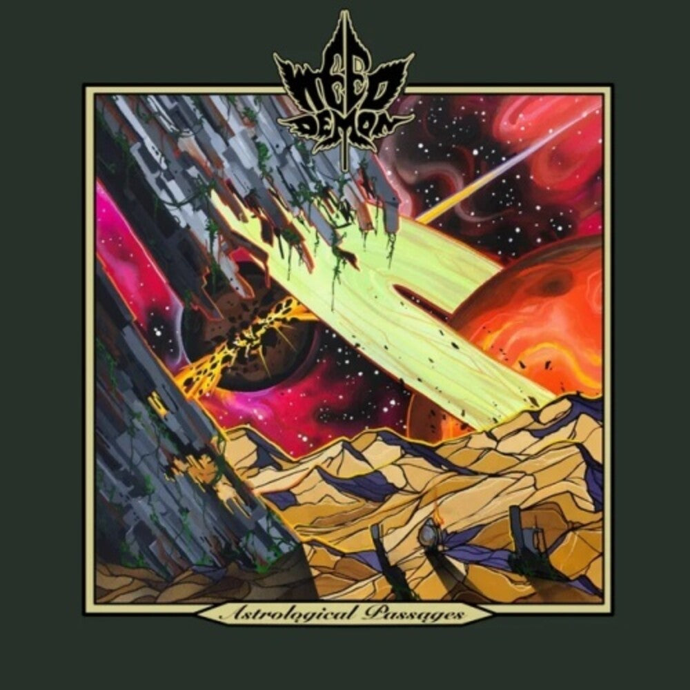 the album cover for Weed Demon - Astrological Passages [Colored Vinyl] (Red)