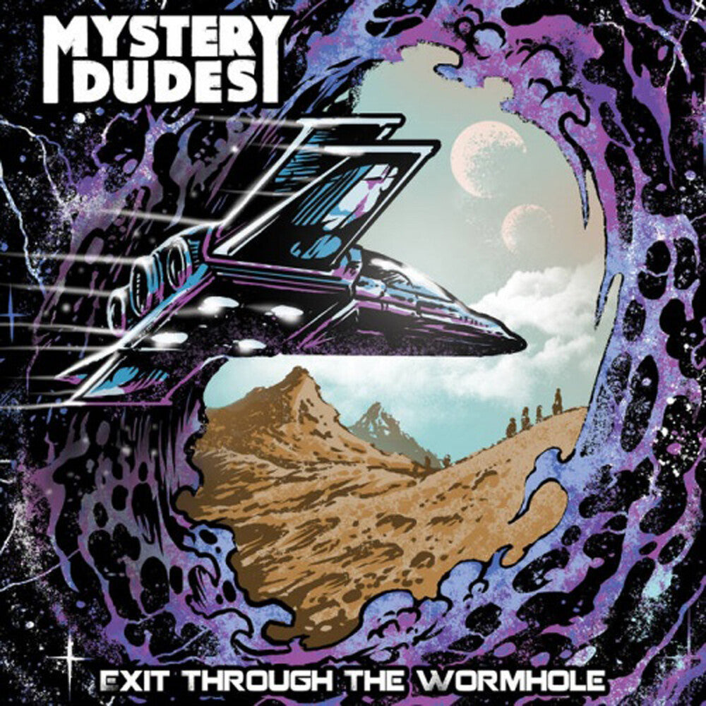 the album cover for Mystery Dudes - Exit Through The Wormhole [Colored Vinyl] [Clear Vinyl] (Purp)