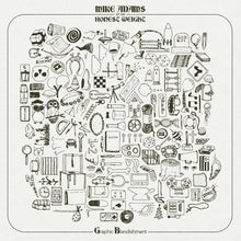 the album cover for Mike Adams at His Honest Weight - Graphic Blandishment