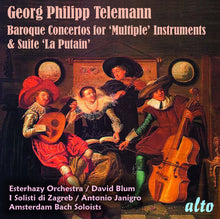 the album cover for Zagreb Soloists - Telemann 'multi-Instrument' Concertos