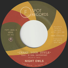 the album cover for Night Owls - Cramp Your Style B/W Your Old Standby