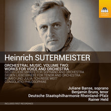 Sutermeister / Banse / Bruns - V2: Orchestral Works Music CD