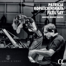 the album cover for Bartok / Kopatchinskaja / Say - Janacek - Brahms - Bartok