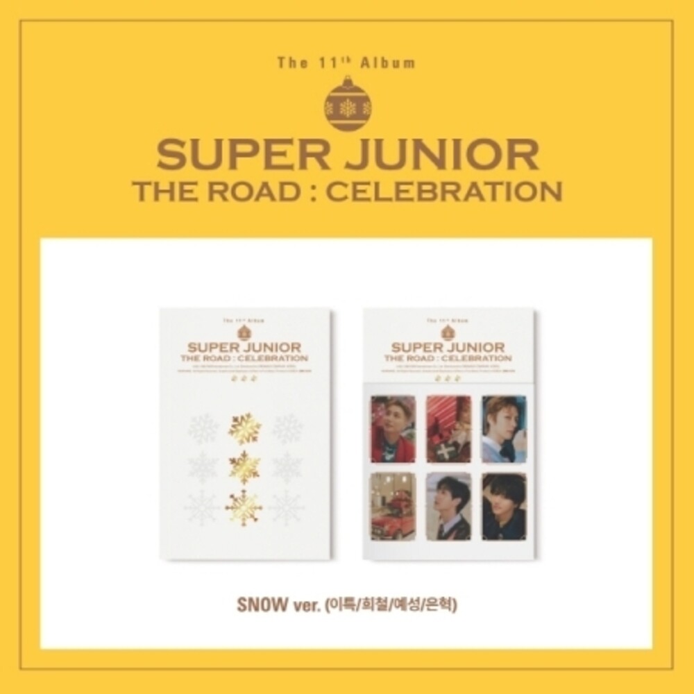 Super Junior - Road: Celebration (Snow Version) (Asia) [CD]