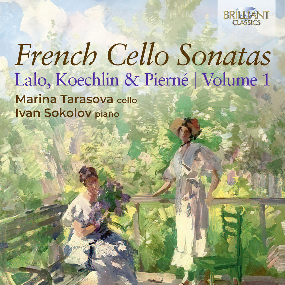 the album cover for Koechlin / Lalo / Tarasova - V1: French Cello Sonatas