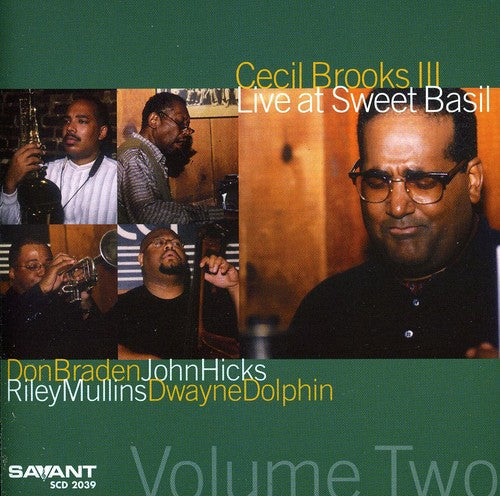 Cecil Brooks III - Live At Sweet Basil, Vol.2 [CD]